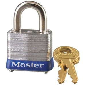 MASTER LOCK 7D LAMINATED STEEL PADLOCK 1-1/8" WIDE