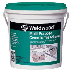 DAP 25190 WELDWOOD MULTI-PURPOSE CERAMIC TILE ADHESIVE WHITE