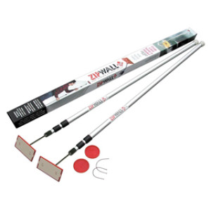 ZIPWALL SLP2 12 4'7" -12' SPRING LOAD EXTENSION POLE FOR DUST BARRIERS 2-PACK