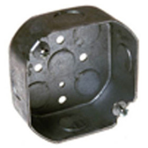 RACO 8125 4" OCTAGON ELECTRICAL BOX 1-1/2" DEEP WITH 1/2" KNOCK OUTS