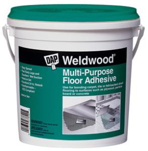 DAP 00141 WELDWOOD MULTI-PURPOSE FLOOR & CARPET ADHESIVE