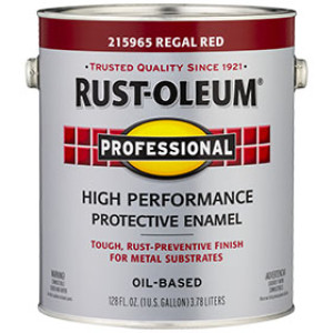 RUST-OLEUM PROFESSIONAL 215965 GLOSS REGAL RED ENAMEL 400 VOC OIL BASED
