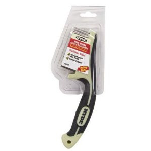 HYDE 46833 MAXX GRIP PRO 8-3/4" PRO STAINLESS STEEL WIRE BRUSH TAPERED NOSE