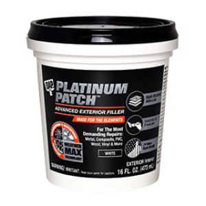 DAP 18741 16 OZ PLATINUM PATCH ADVANCED EXTERIOR FILLER WHITE