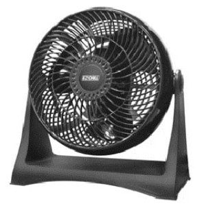 MR BRANDS 01300 EZ-CHILL 8" BLACK TURBO FAN