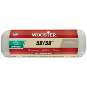 WOOSTER 50/50 R296-9 9" X 3/4" CREAM LAMBSWOOL/POLY KNIT PAINT ROLLER COVER