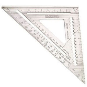 JOHNSON RAS-120 12" ALUMINUM RAFTER ANGLE SQUARE WITH MANUAL