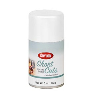 KRYLON KSCS055 3 OZ SHORT CUTS FLAT WHITE HOBBY PAINT