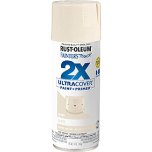 RUST-OLEUM 2X PAINTER'S TOUCH 334035 ULTRA COVER ENAMEL GLOSS IVORY
