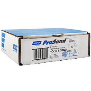 NORTON PROSAND 68328 5" P80C UVH HOOK & LOOP JOB PACK SANDING DISCS 50-PACK
