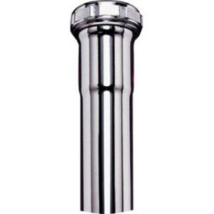 PLUMB PAK PP12-12CP EXTENSION TUBE 22 GAUGE SLIP JOINT 1-1/4" X 12" CHROME