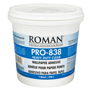 ROMAN 11314 PRO-838 HEAVY DUTY CLEAR VINYL ADHESIVE