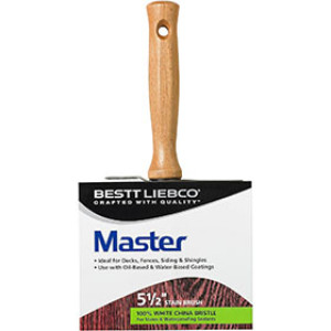BESTT LIEBCO 551480900 #144 5-1/2" MASTER STAINER WHITE CHINA BLOCK BRUSH