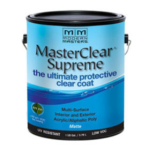 MODERN MASTERS MCS901-GAL MATTE MASTERCLEAR SUPREME ACRYLIC POLYURETHANE