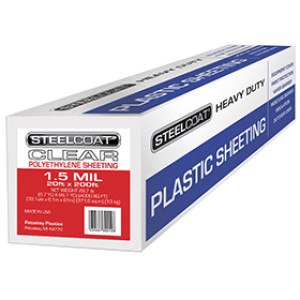 PETOSKEY PLASTICS FGP9941-61A 20' X 200' 1.5 MIL CLEAR POLY PLASTIC FILM