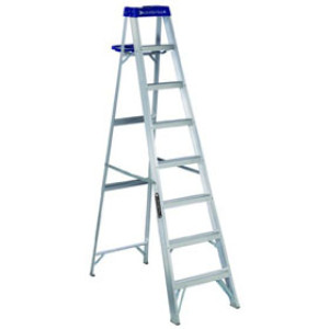 LOUISVILLE LADDER AS2110 10' TYPE I ALUMINUM STEPLADDER 250LB RATING
