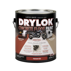 UGL DRYLOK 21513 CONCRETE FLOOR PAINT RED LATEX BASED INTERIOR / EXTERIOR