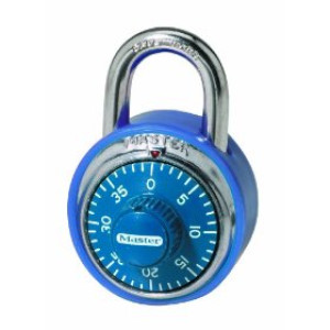 MASTER LOCK 1503DCOV DIAL COLORED COMBINATION LOCK IN ASSORTED COLORS