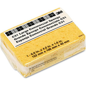 3M 7449T O-CEL-O C31 6" X 4.25" X 1.625" MEDIUM/LARGE SPONGE