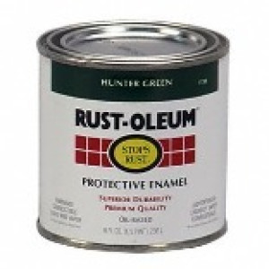 RUST-OLEUM STOPS RUST 7738730 GLOSS PROTECTIVE ENAMEL HUNTER GREEN
