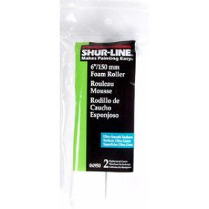 SHUR-LINE 2006695 6" FOAM MINI ROLLER REFILL 2-PACK