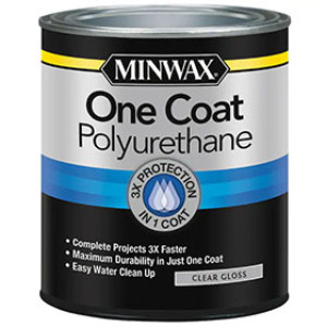 MINWAX 356100000 ONE COAT GLOSS POLYURETHANE