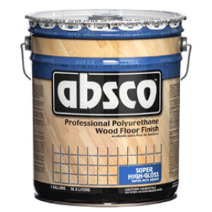ABSOLUTE ABSCO 89505 GLOSS PROFESSIONAL POLYURETHANE WOOD FLOOR FINISH 350 VOC