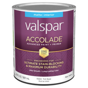 VALSPAR 11003.005 ACCOLADE MATTE TINT BASE INTERIOR PAINT & PRIMER