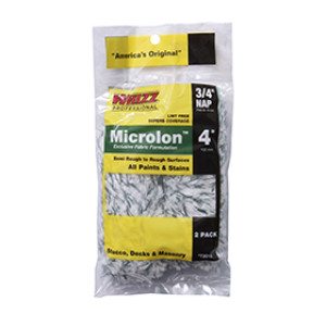WHIZZ MICROLON 73018 4" X 3/4" ROLLER COVER (2-PACK)