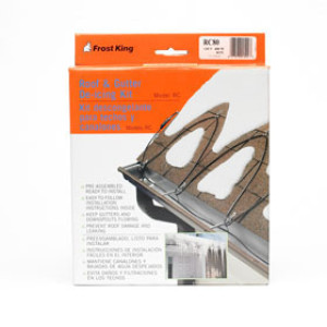 FROST KING RC80 15293 80' ELECTRIC ROOF DE-ICING CABLE KITS 120V 7W PER FOOT