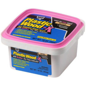 DAP 00542 PLASTIC WOOD X 16 OZ LATEX FILLER WITH DRYDEX PINK INDICATOR