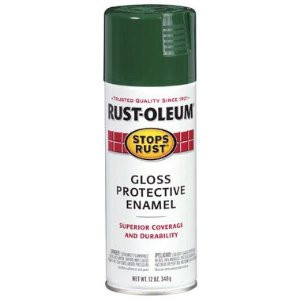 RUST-OLEUM STOPS RUST 7738830 12 OZ GLOSS PROTECTIVE ENAMEL HUNTER GREEN SPRAY