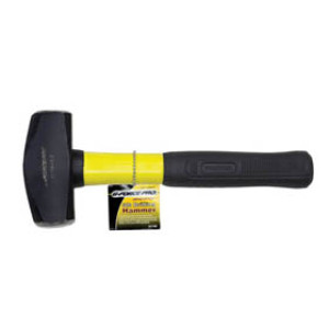 G-FORCE 21136 3 LB HAND DRILLING HAMMER FIBERGLASS HANDLE WITH RUBBER GRIP
