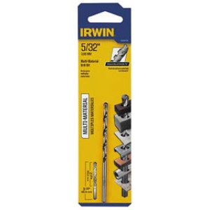 IRWIN 4935106 5/32" X 3-1/2" MULTI MATERIAL JOBBER LENGTH DRILL BIT