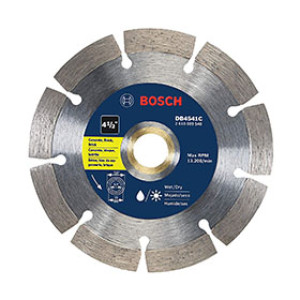BOSCH DB4541C 4-1/2" PREMIUM SEGMENTED RIM DIAMOND BLADE UNIVERSAL ROUGH CUTS