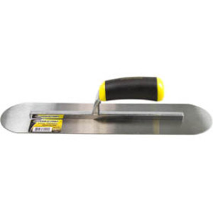 G-FORCE 70202 POOL TROWEL 16" X 4" FULLY ROUNDED ERGO GRIP HANDLE