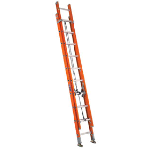 LOUISVILLE LADDER FE3220 20' TYPE IA FIBERGLASS EXTENSION LADDER 300LB RATING