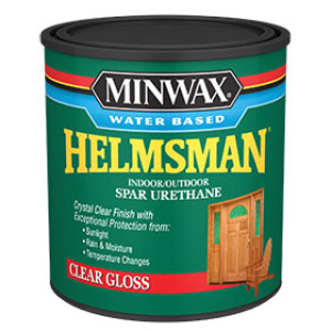 MINWAX HELMSMAN 630500444 GLOSS WATER BASED INT/EXT SPAR URETHANE 275 VOC