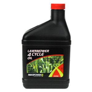 MAXPOWER 337000 20 OZ 4-CYCLE PREMIUM GRADE OIL FOR LAWNMOWERS