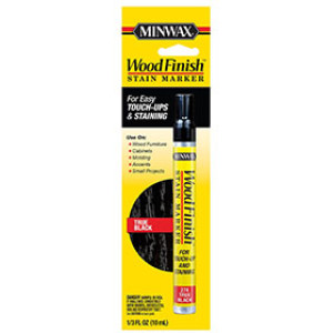 MINWAX 635200000 1/3 OZ TRUE BLACK WOOD FINISH STAIN MARKER