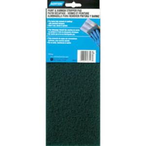 NORTON 48147 4-3/8" X 11" NON WOVEN PADS PAINT & VARNISH STRIPPING GREEN