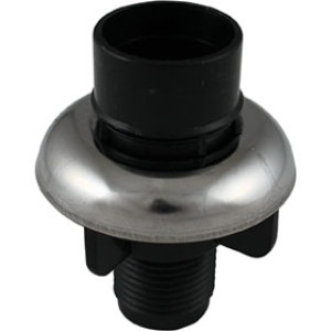 PLUMB PAK PP815-5 HOSE GUIDE REPLACEMENT WITH NUT AND WASHER CHROME PLATED