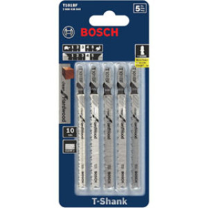 BOSCH T101BF 4" 10TPI BI-METAL SHANK JIGSAW BLADE 5 PACK