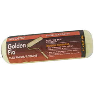WOOSTER GOLDEN FLO RR662-9 9" X 3/4" HIGH CAPACITY YELLOW KNIT ROLLER COVER