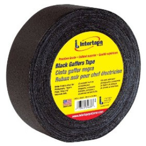 INTERTAPE 5638 1.87" X 60 YARDS BLACK GAFFERS TAPE