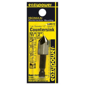 EAZYPOWER 30072 1/2" COUNTERSINK 1/4" HEX SHANK 1-PACK CARDED