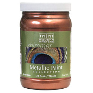 MODERN MASTERS ME579-32 COPPER PENNY SATIN METALLIC PAINT OPAQUE