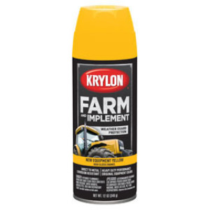 KRYLON K01944000 12 OZ NEW EQUIPMENT CAT YELLOW FARM & IMPLEMENT SPRAY PAINT