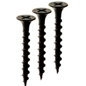 PRIME SOURCE 158CDWS5M 1-5/8" BLACK COARSE THREAD DRYWALL SCREWS 5000PK 10334