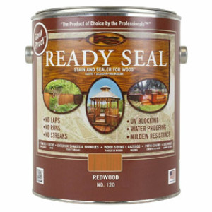 READY SEAL 120 REDWOOD EXTERIOR WOOD STAIN AND SEALER GALLON
